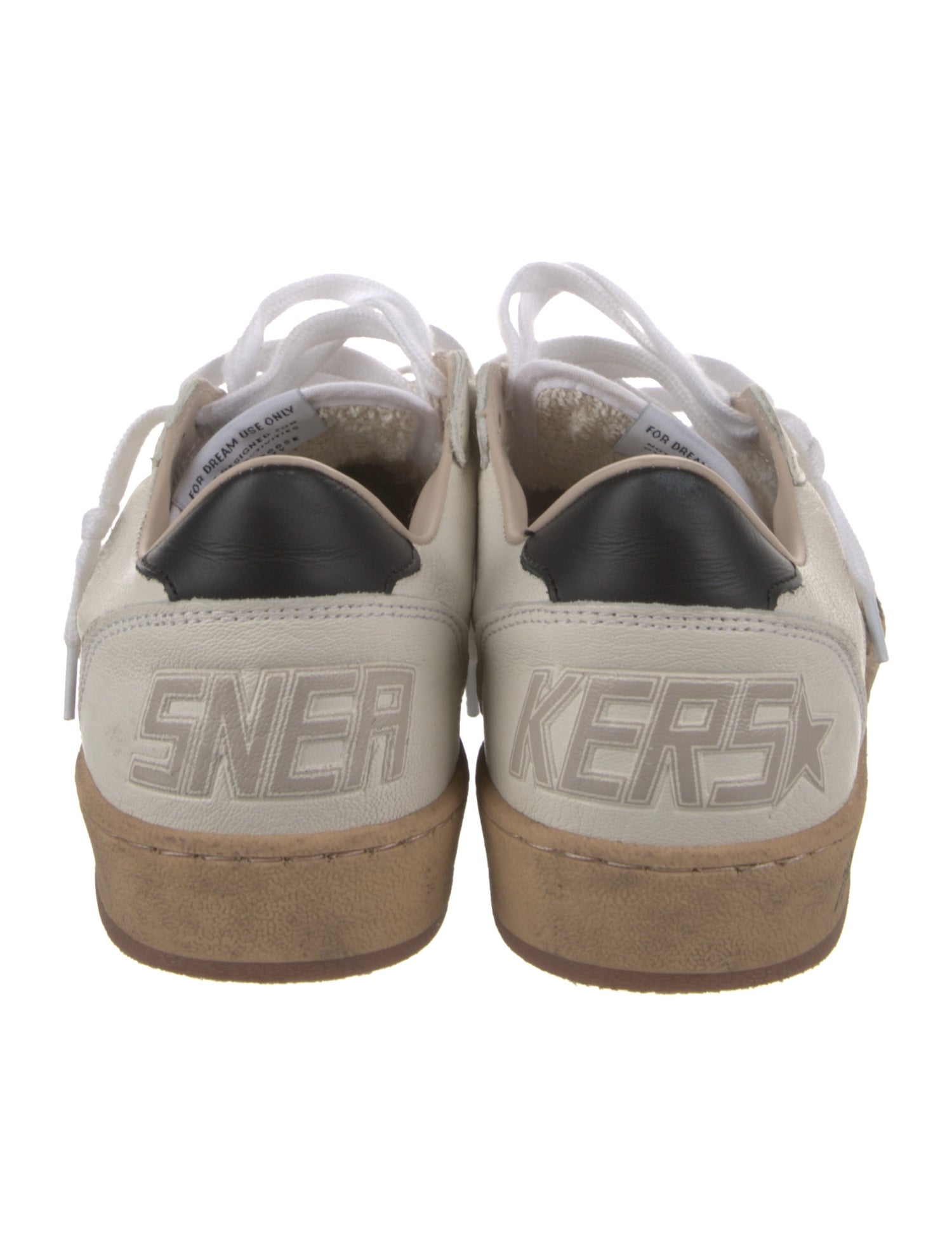 Golden Goose Leather Animal Print Sneakers